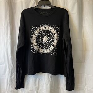 Obsessive Love To The Moon And Never Back Zodiac  Long Sleeve T Shirt XL